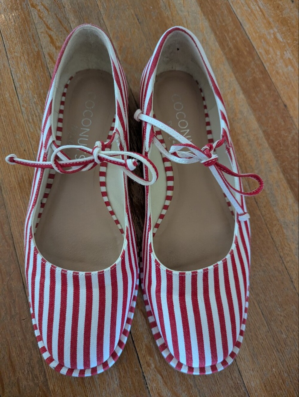 Coconuts by Matisse Striped Flats Size 9